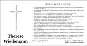 Traueranzeige  