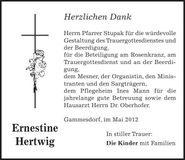 Traueranzeige  