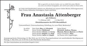 Traueranzeige  