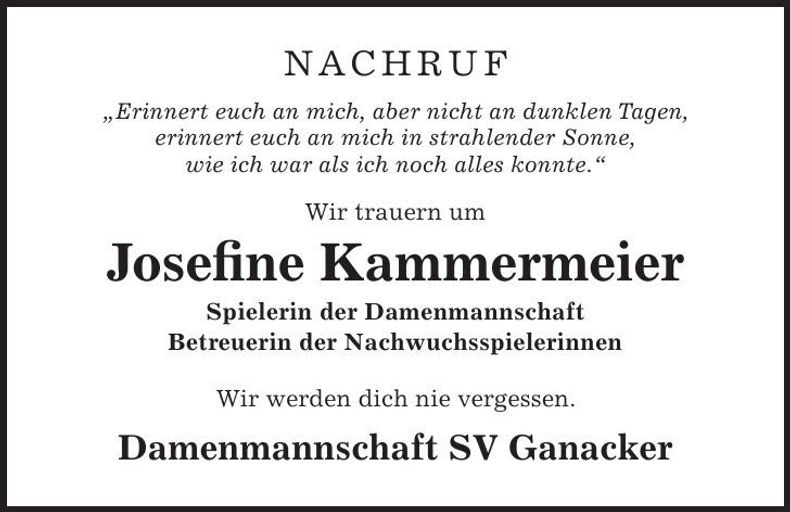 Traueranzeige  