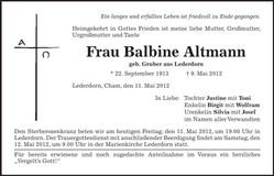 Traueranzeige  