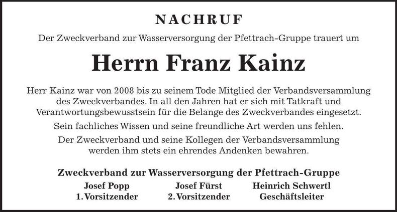 Traueranzeige  