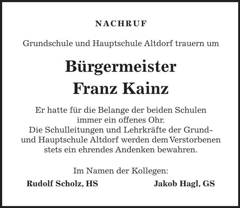 Traueranzeige  