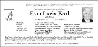 Traueranzeige  