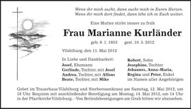 Traueranzeige  