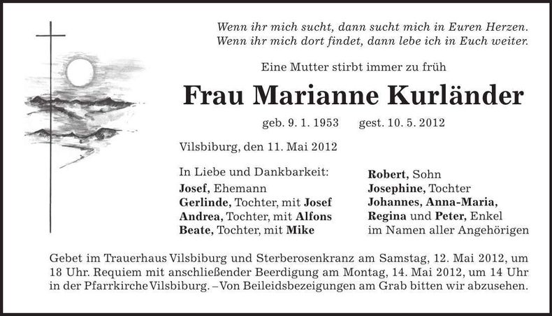 Traueranzeige  