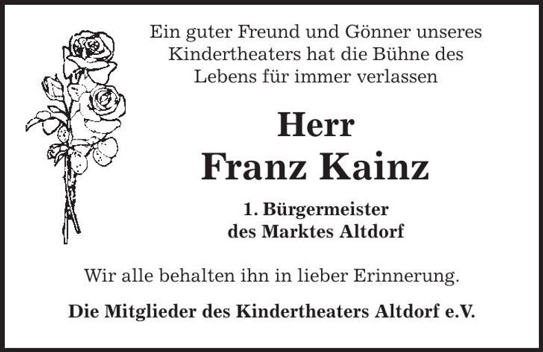 Traueranzeige  