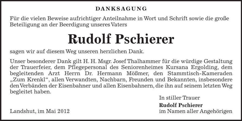 Traueranzeige  