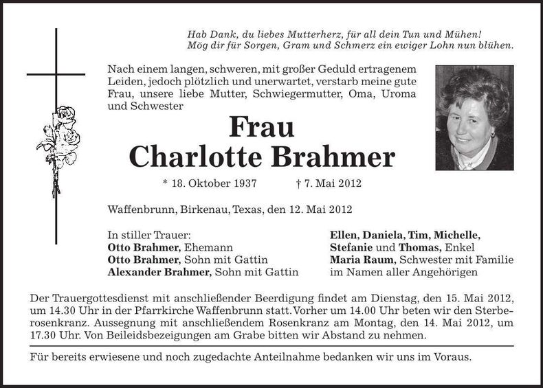 Traueranzeige  