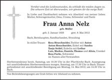 Traueranzeige  