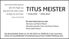 Traueranzeige  