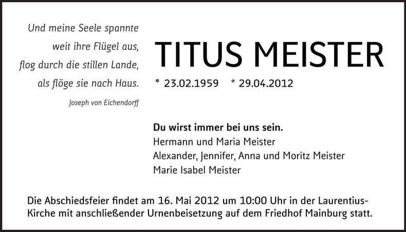 Traueranzeige  