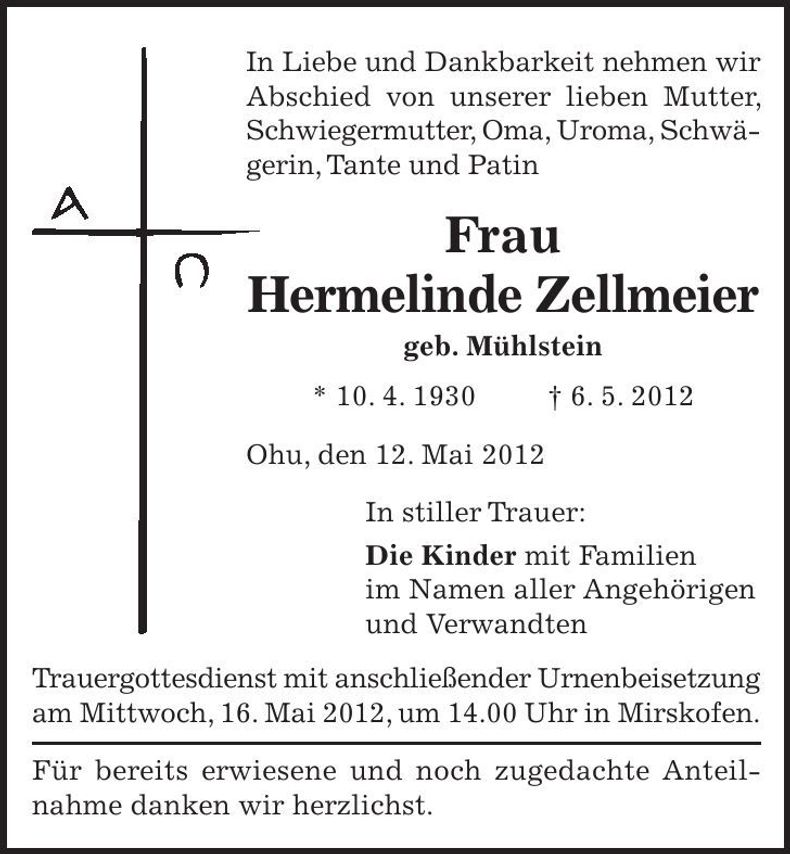 Traueranzeige  