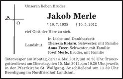 Traueranzeige  