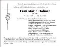 Traueranzeige  