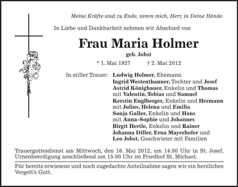 Traueranzeige  
