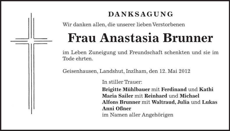 Traueranzeige  
