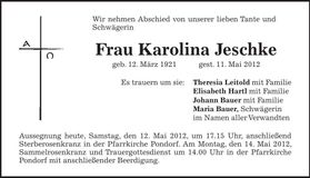 Traueranzeige  