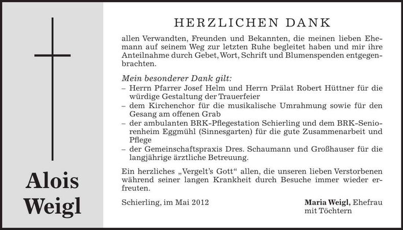 Traueranzeige  