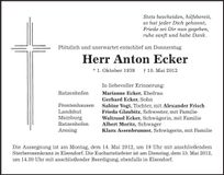 Traueranzeige  