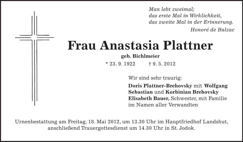 Traueranzeige  