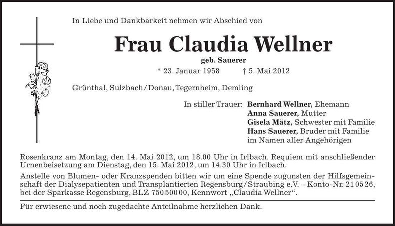 Traueranzeige  