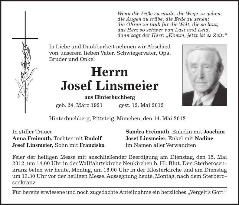 Traueranzeige  