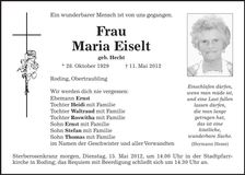 Traueranzeige  