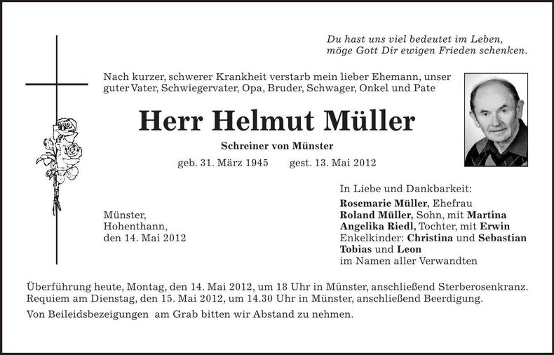 Traueranzeige  
