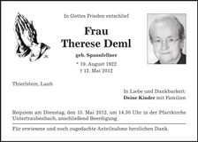 Traueranzeige  