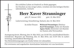 Traueranzeige  