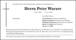 Traueranzeige  