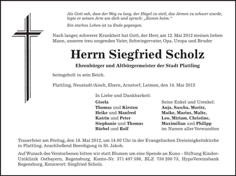 Traueranzeige  