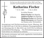 Traueranzeige  