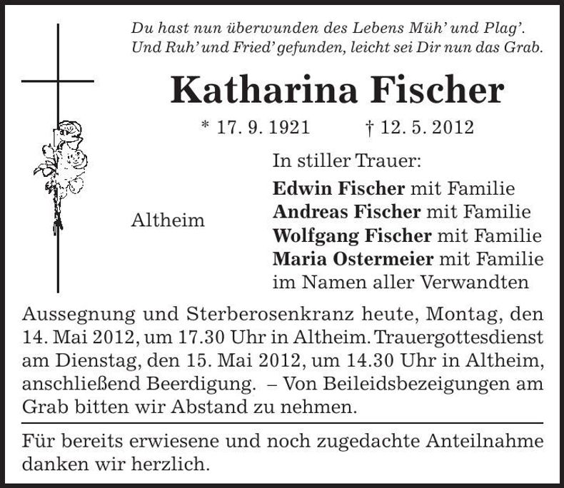 Traueranzeige  