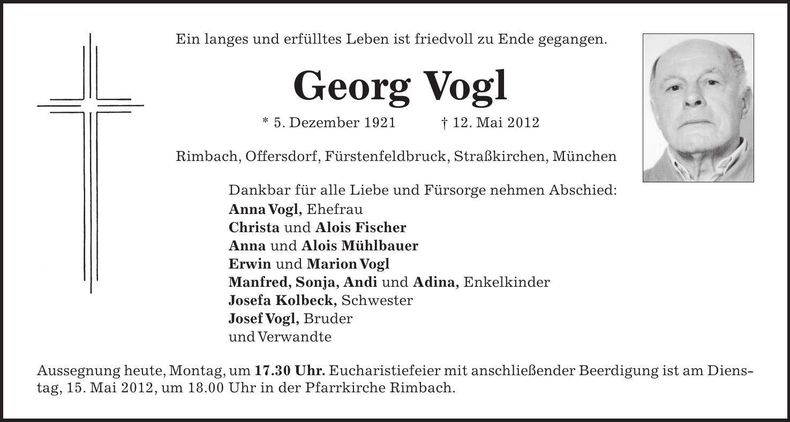 Traueranzeige  