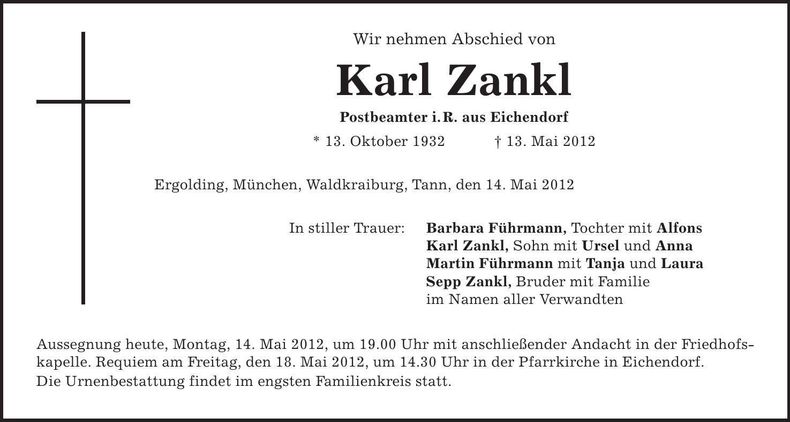 Traueranzeige  