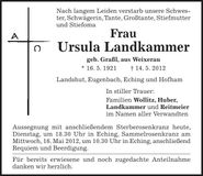 Traueranzeige  