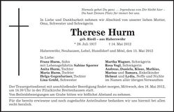 Traueranzeige  