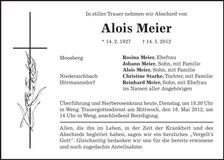 Traueranzeige  