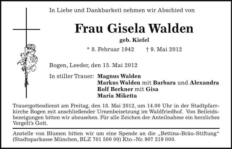 Traueranzeige  