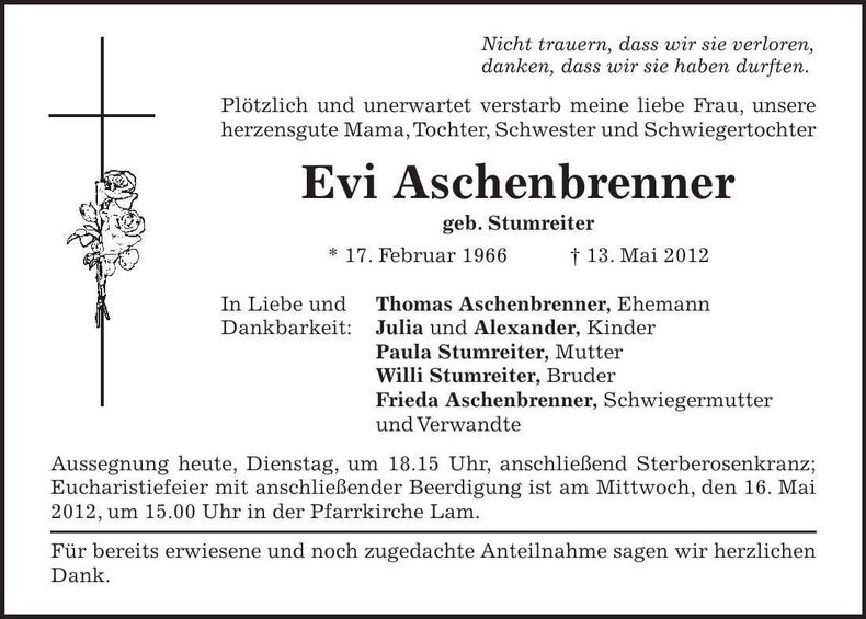 Traueranzeige  