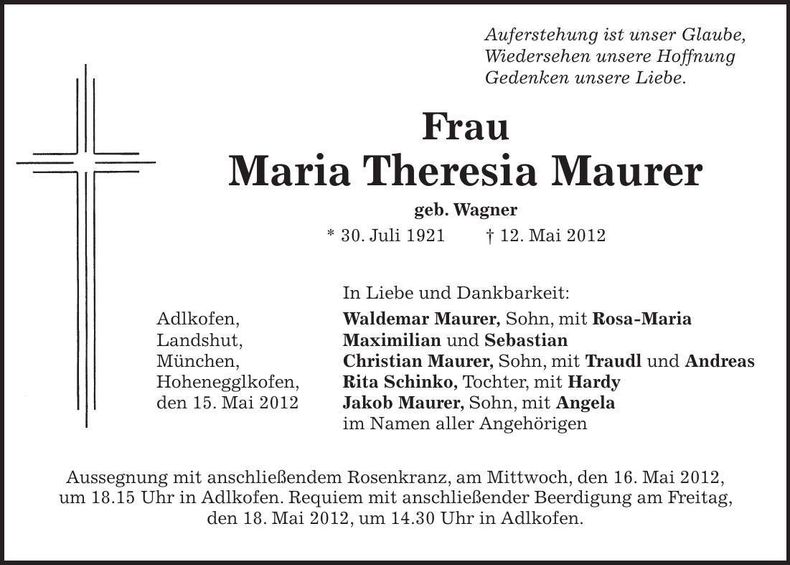 Traueranzeige  