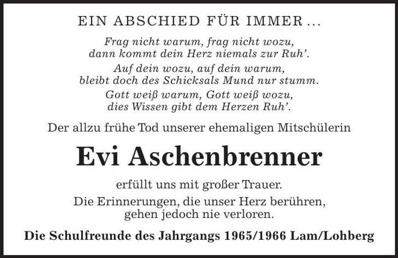 Traueranzeige  