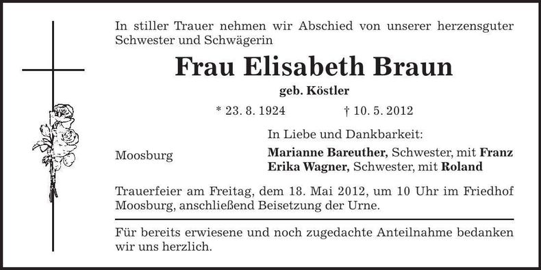 Traueranzeige  