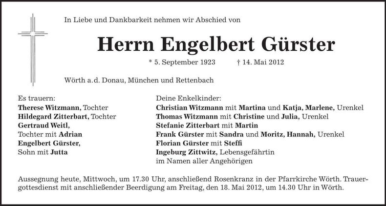 Traueranzeige  