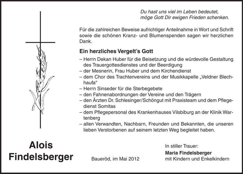 Traueranzeige  