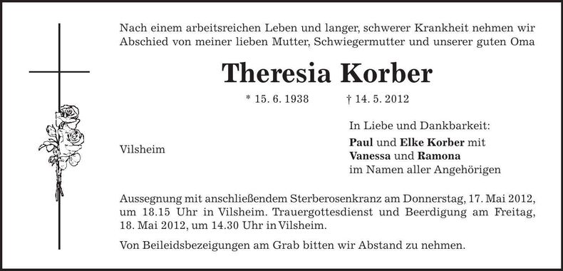 Traueranzeige  