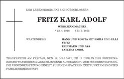 Traueranzeige  