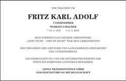Traueranzeige  